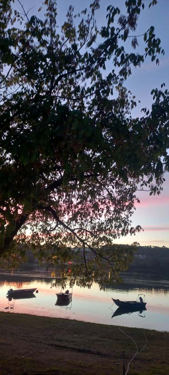 parque castelinho atardecer minho vila nova de cerveira portugal