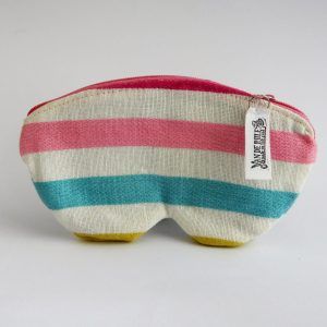 funda de gafas con tela reciclada y cremallera