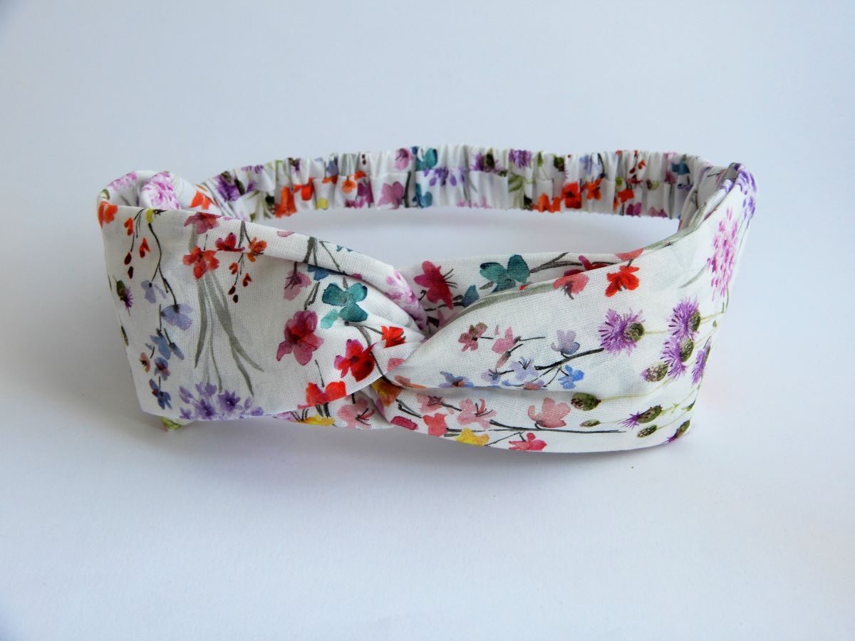 bandana estampado flores