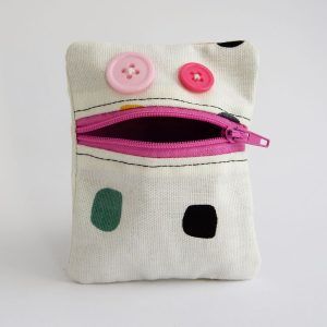 cartera monstro topos rosa