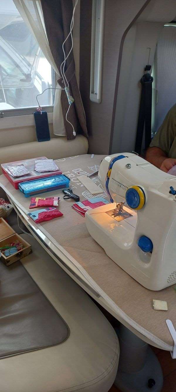 costura autocaravana maquina coser