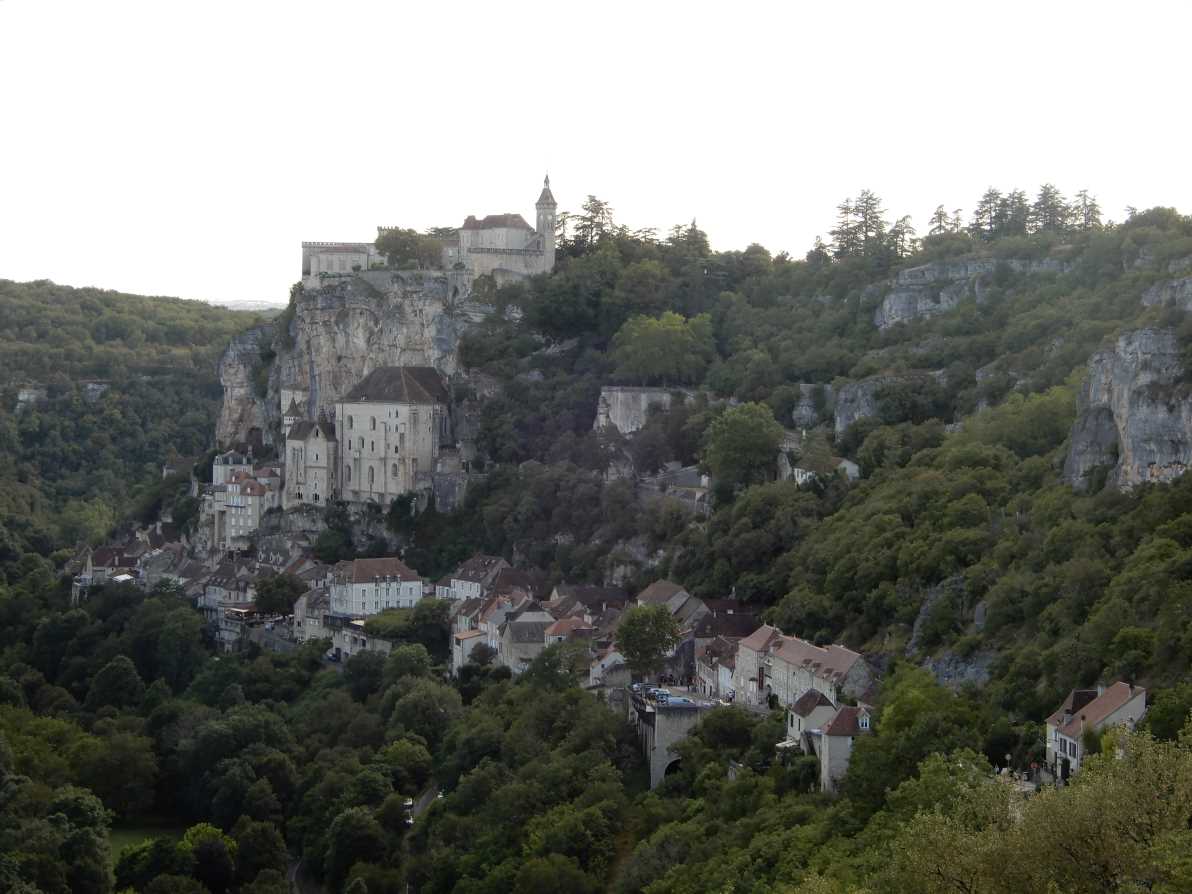 rocamadour atardecer francia