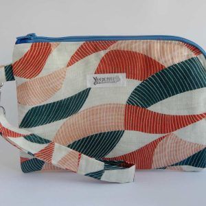 bolso de mano clutch olas