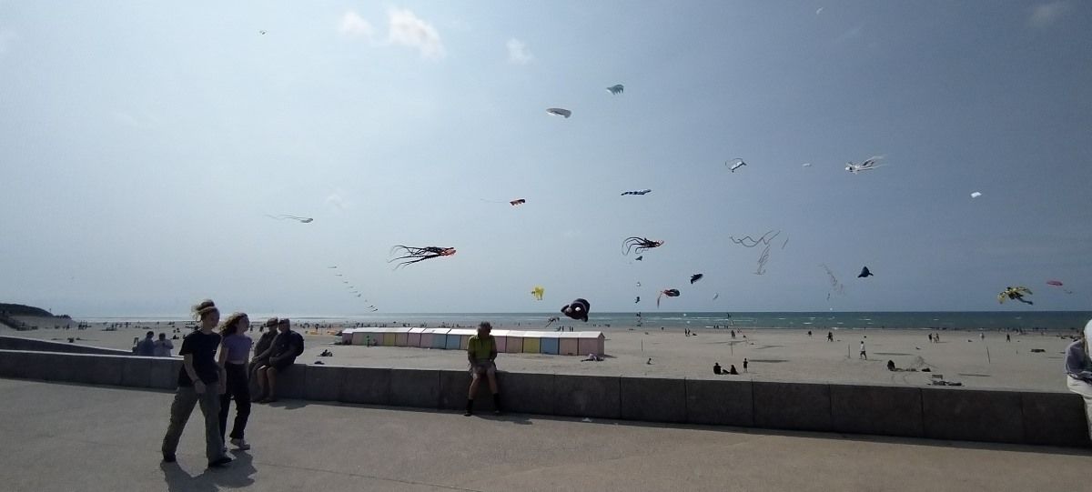 berck sur mer playa festival cometas paseo maritimo verano