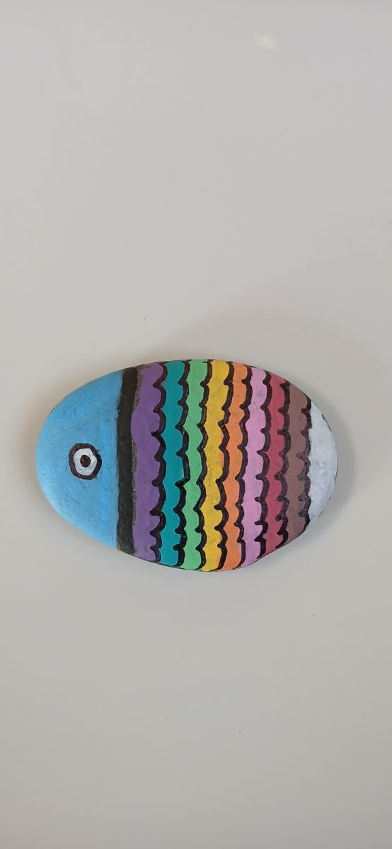 piedras viajeras 2 sardina multicolor