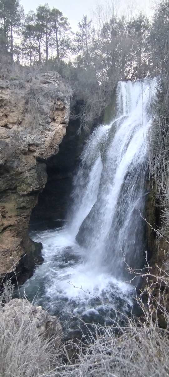 cascada batida calomarde ruta senderismo teruel