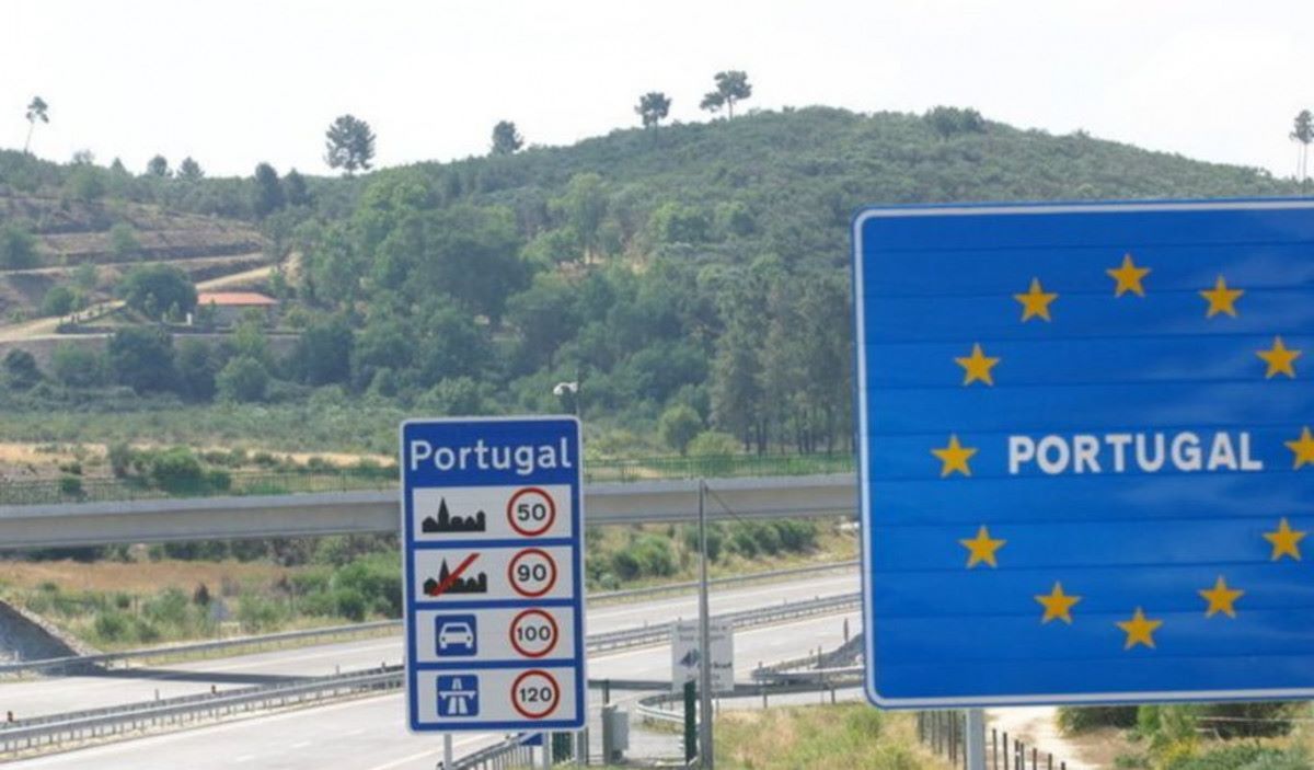 señal frontera españa portugal