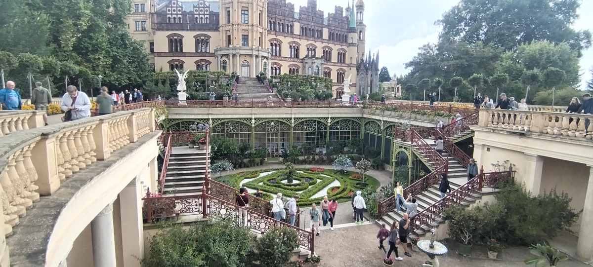 patio jardines palacio alemania schwerin